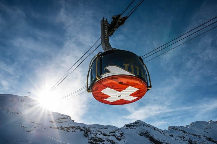 Mt Titlis Cable Car from Engelberg: Rotair Summit, Glacier Cave & Cliff Walk