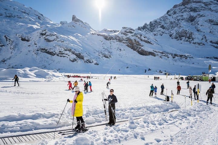 First Ski Experience on Mount Titlis: Engelberg Snow Park & Titlis Glacier Day Trip photo 4