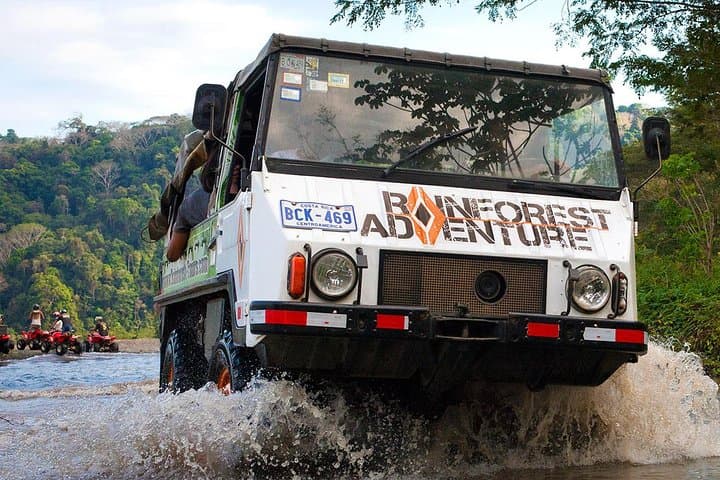 4x4 Jungle Safari to Waterfall & Rainforest Lunch near Jaco, Costa Rica