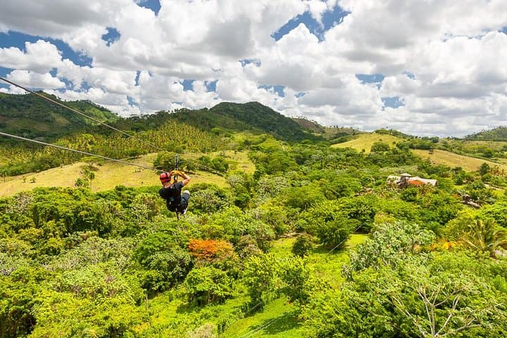 Punta Cana Dual Zipline Adventure: 12-Line Mountain Course with 800m Long Line photo 2