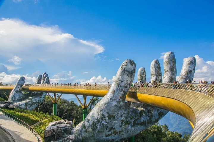 Golden Bridge Ba Na Hills Private Tour: Cable Car, Giant Hands & Mountain Gardens photo 1