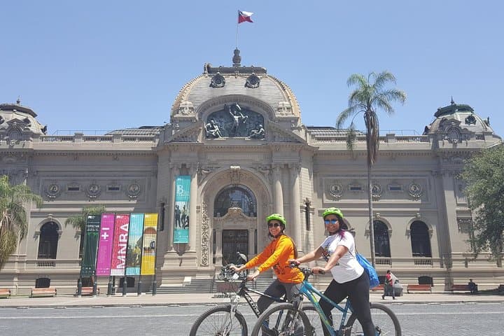 Santiago Center Cultural Bike Tour: 3-Hour Guided Ride Through Bellavista, Mercado Central and La Moneda photo 2