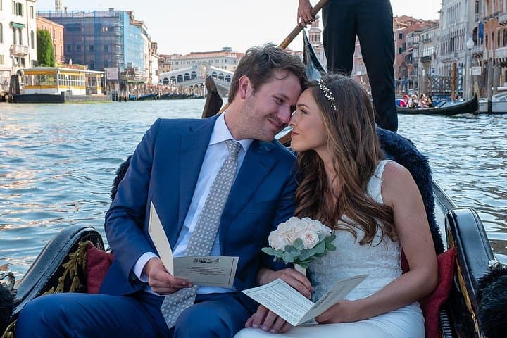 Renew Your Wedding Vows in a Private Venetian Gondola — Grand Canal Ceremony photo 1