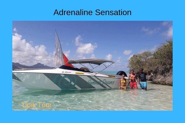 Speedboat Day Cruise to Ile aux Cerfs: Snorkel, Barbecue & Island Views photo 1