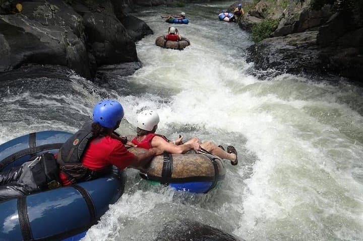 Rincon-de-la-Vieja Full-Day Canyon Adventure from Tamarindo — Canopy, Tubing & Hot Springs