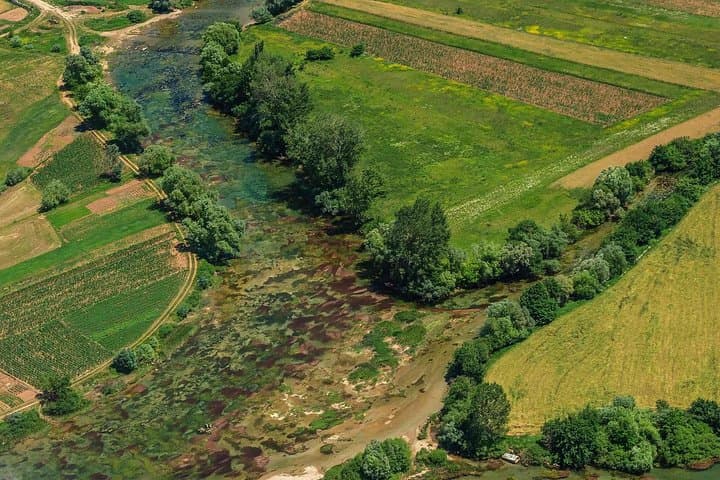 Panoramic Flight Over Peruća Lake and Dinara from Sinj photo 5