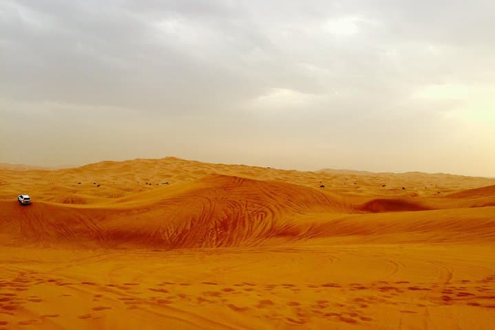 Private Morning Desert Safari in Dubai: Red Dunes Dune-Bashing & Camel Ride photo 3