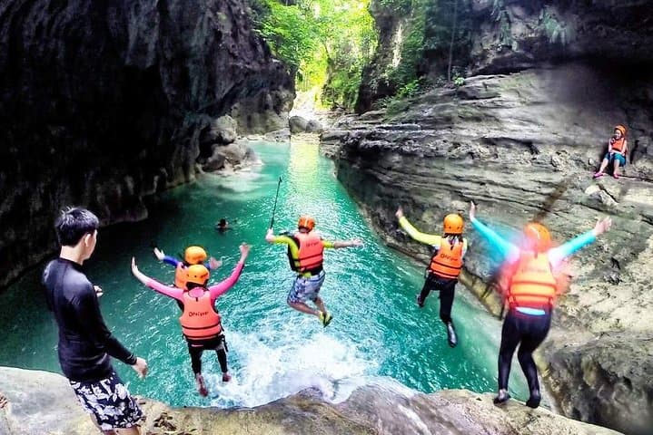 Full-Day Canyoneering and Oslob Whale Shark Swim from Cebu
