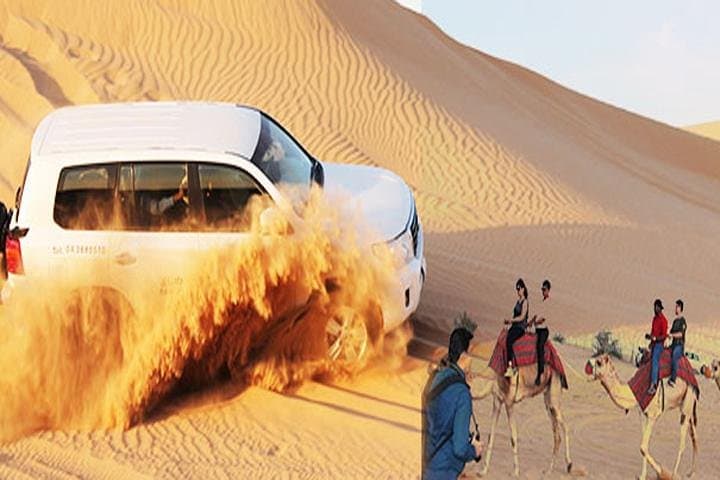 Dubai Desert Safari 4x4: Dune Bashing, Dinner & Live Shows