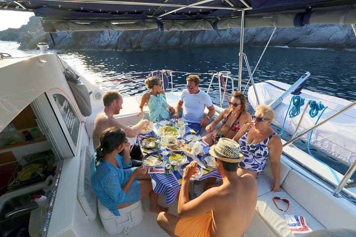 Santorini Full-Day Private Catamaran Cruise: Caldera, Volcano & Hot Springs photo 3