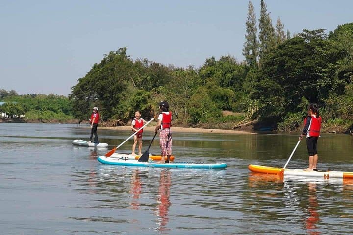 Morning SUP on the River Kwai: Beginner Paddleboarding in Kanchanaburi