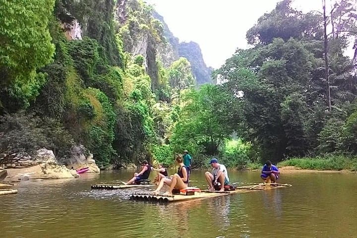 Full-Day Khao Sok National Park Tour from Krabi: Bamboo Rafting, Jungle Trek & Hilltop Views
