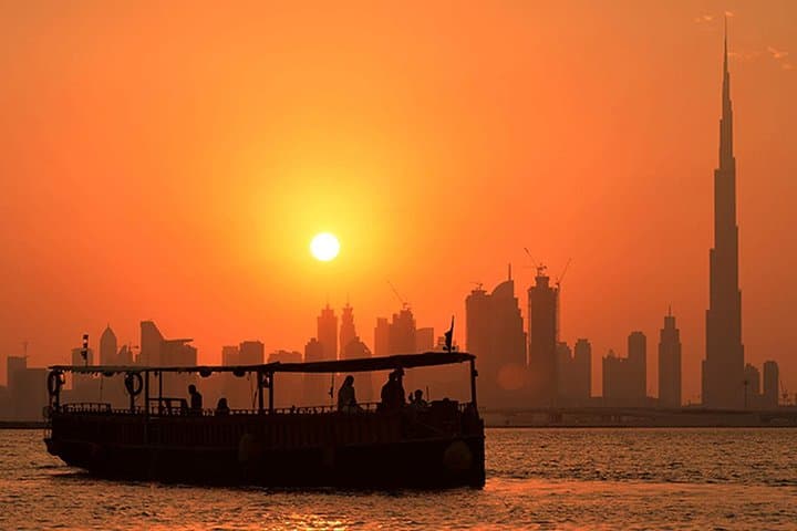 Sunset Abra Ride with Emirati High Tea on Dubai Canal — Burj Khalifa & Imagine Fountain Views photo 5