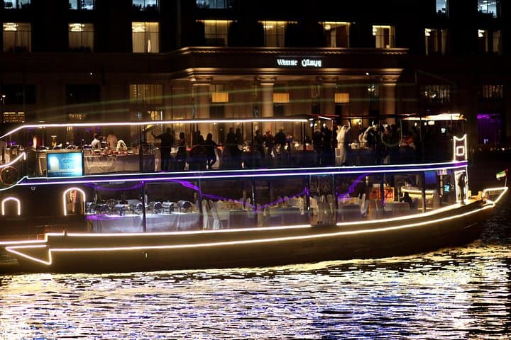 Dubai Luxury Canal Dinner Cruise: Glass-Enclosed Dhow on the Dubai Water Canal photo 5