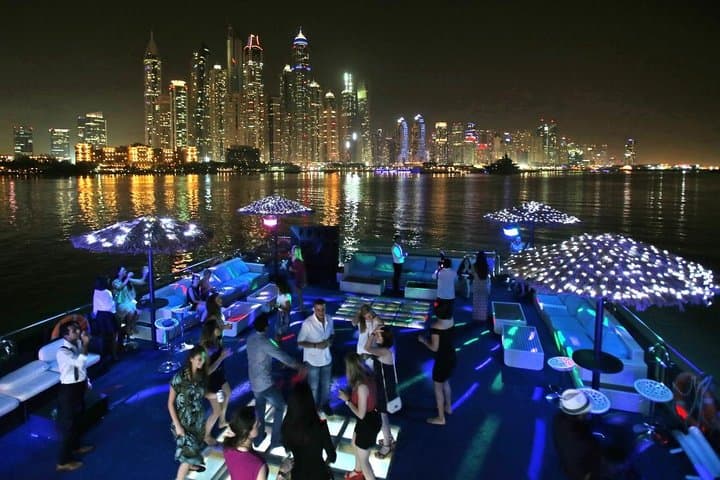 Evening Dhow Dinner Cruise: Dubai Creek & Marina Skyline with Live Tanoura Show photo 3