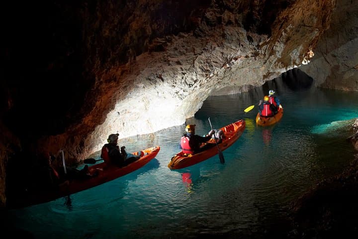 Black Hole Kayaking: Underground Mine Kayak Adventure from Bled