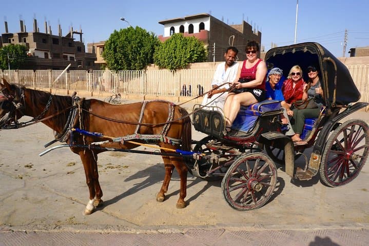 Horse Carriage Ride in Aswan: Corniche, Old Cataract & Local Souk