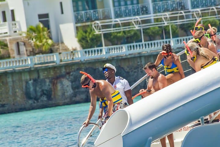 Reggae Catamaran & Snorkel Cruise Montego Bay: Open Bar, Reef Stops, and Beach Views photo 6