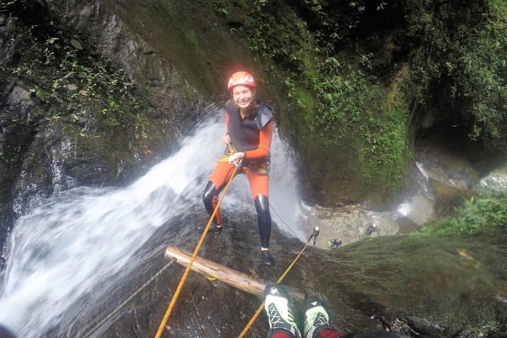 Rio Blanco Canyoning in Baños — Guided Waterfall Descent Adventure photo 3