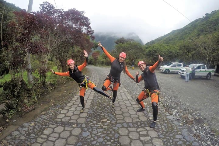 Rio Blanco Canyoning in Baños — Guided Waterfall Descent Adventure photo 5