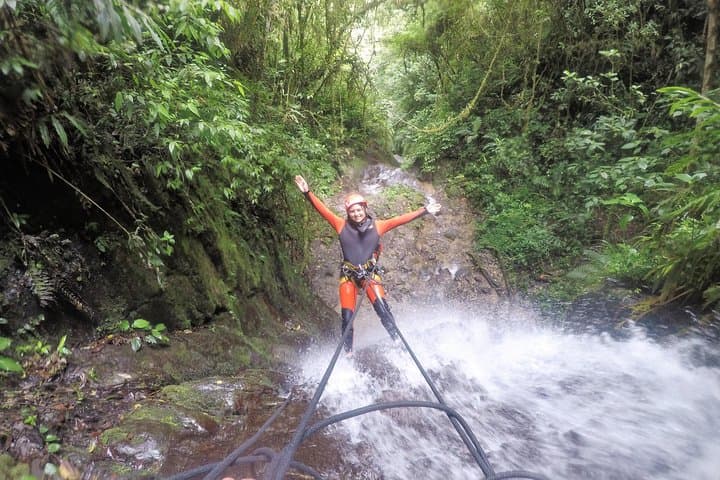 Rio Blanco Canyoning in Baños — Guided Waterfall Descent Adventure photo 4