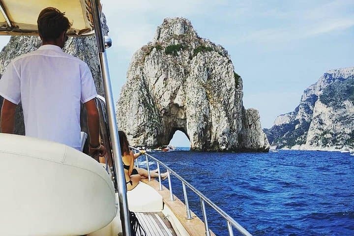 Capri Boat Experience: Sorrento Luxury Boat Tour with Swimming & Limoncello photo 3