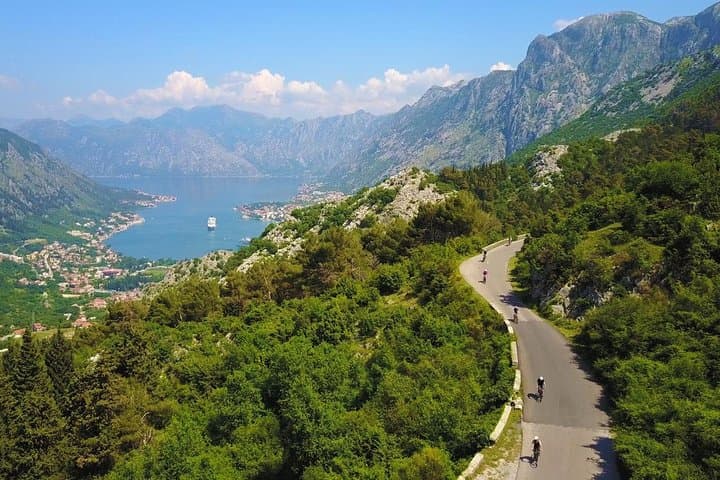 Kotor's 25 Turns: Cable Car Ascent and Downhill Bike Descent photo 3