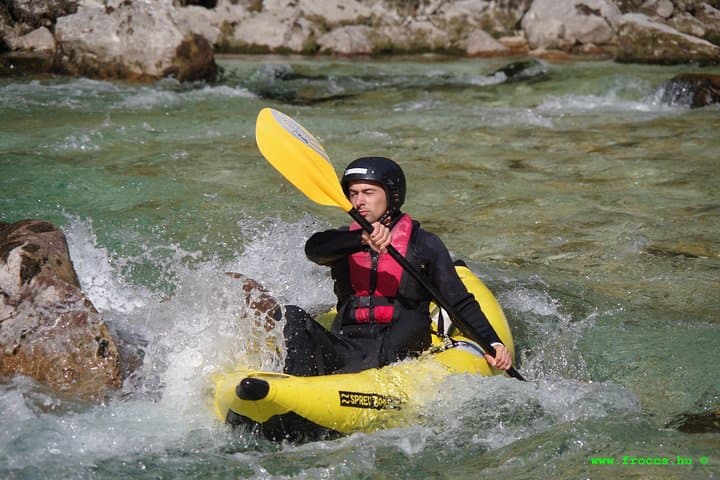 Sit-on-Top Kayak Trip on the Soča River — Half-Day Whitewater Adventure from Bovec
