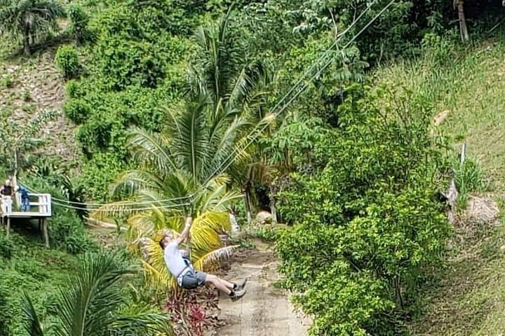 Full-Day Zipline Adventure and Private Beach Club on Roatán Island photo 4