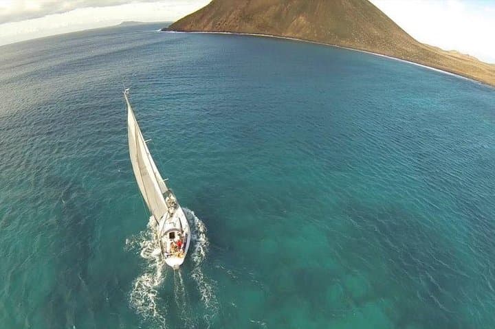 Sail and Snorkel: Private Lobos Island Boat Tour from Corralejo
