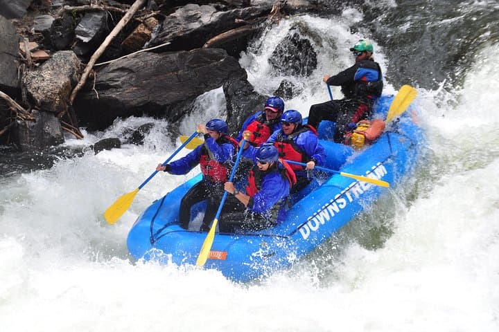 Advanced Whitewater Rafting on Clear Creek Canyon near Denver