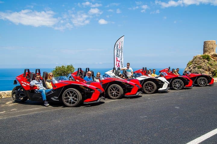 Formula-Style Car Tours in Mallorca: Drive Three-Wheelers from Calvià to Sa Foradada photo 4