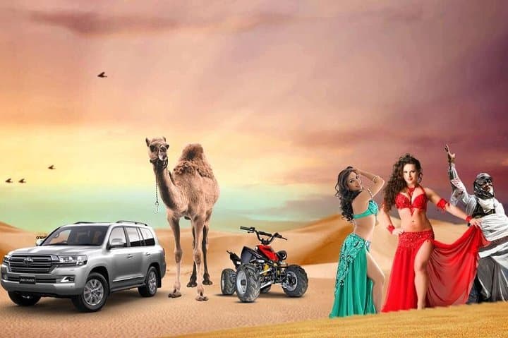Evening Dubai Desert Safari: Dune Bashing, BBQ Dinner & Seven Live Shows photo 2