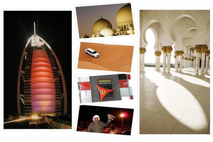 Dubai & Abu Dhabi Super-Saver: City Tours and Desert Safari Combo