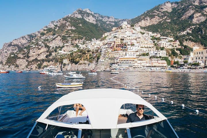 Private Positano Speedboat: Amalfi Coast Day Trip with Grottos and Swim Stops photo 3
