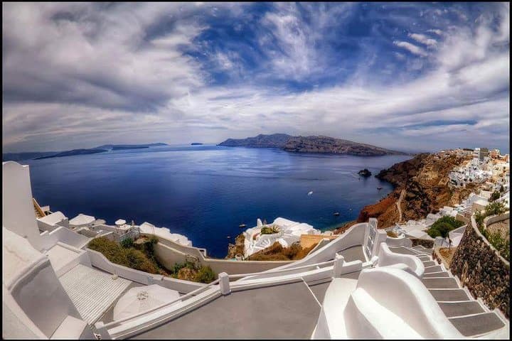 Santorini Private Tour With Food Experience — Oia, Red Beach & Traditional Platter photo 1