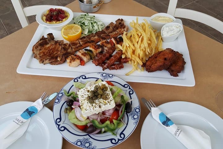 Santorini Private Tour With Food Experience — Oia, Red Beach & Traditional Platter photo 2