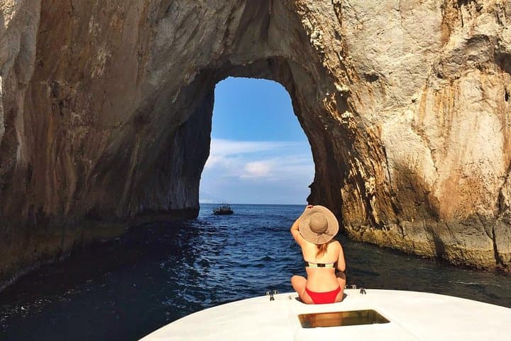 Capri and Nerano Private Boat Excursion: Private Boat Tour from Marina Piccola