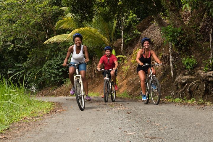 Rainforest Cycling Adventure in St. Lucia — Ride to Errard Waterfall