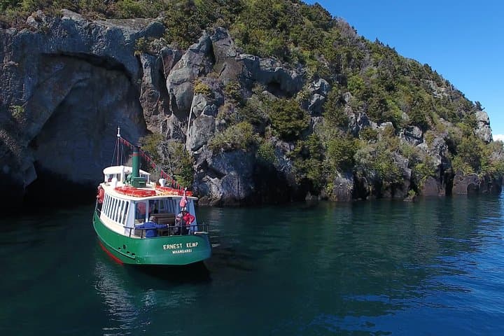 Lake Taupo Māori Rock Carvings Scenic Cruise on the Ernest Kemp photo 2