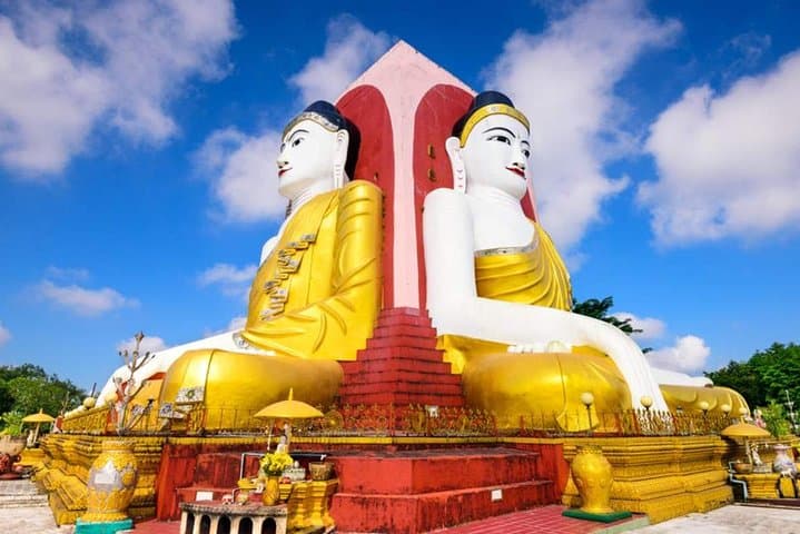 Overnight Golden Rock & Bago Tour from Yangon — Sunset at Kyaiktiyo Pagoda photo 4