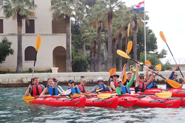 Split Half-Day Sea Kayak Adventure — Marjan Coast, Cliff Jumps & Snorkeling