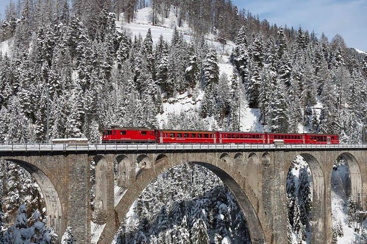 Bernina Red Train: St. Moritz Day Trip from Milan photo 4