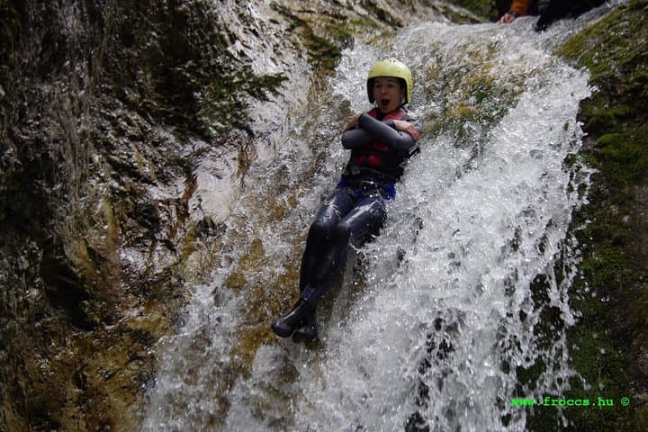Canyoning Susec Canyon: Slide and Jump the Crystal Creeks Near Bovec photo 1