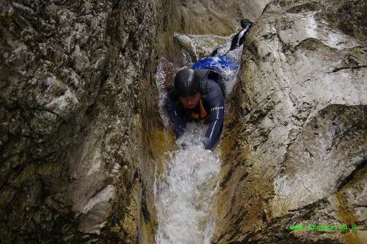 Canyoning Susec Canyon: Slide and Jump the Crystal Creeks Near Bovec photo 2
