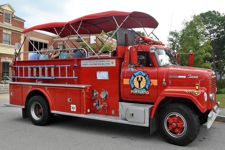 Ride a Vintage Fire Engine Through Portland's Old Port