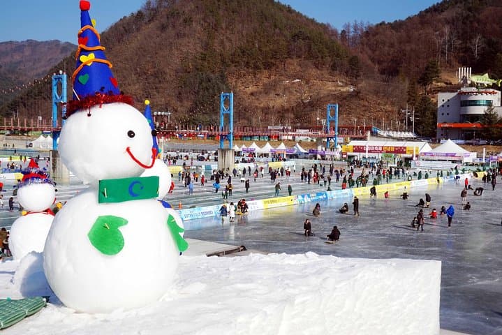 Pyeongchang Trout Festival: Korea Winter Ice Fishing Experience