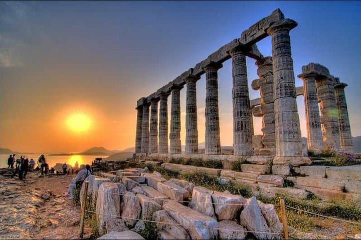 Sunset at Cape Sounion: Temple of Poseidon & Attica Riviera Tour photo 1