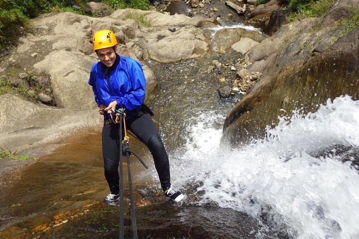 Canyoning at Chamana and Río Blanco Waterfalls — Half-Day Baños Adventure photo 2