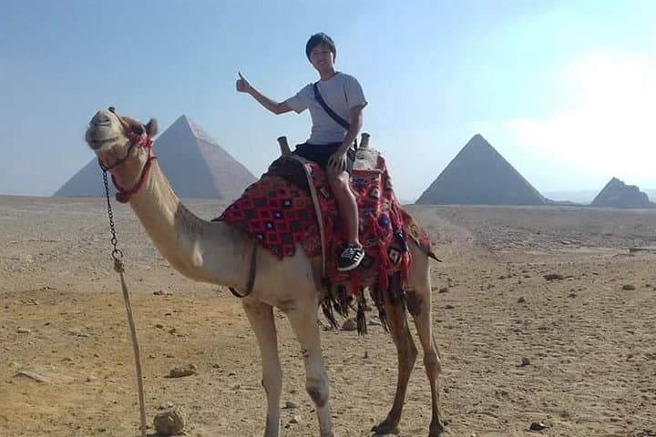 Sunrise & Sunset Camel Ride at Giza Pyramids: Desert Trek Outside the Tourist Zone photo 6